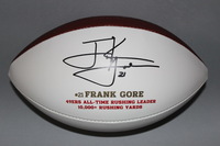 49ers - Frank Gore Laser Inscribed Panel Ball with 49ers Logo (Limited E...
