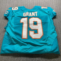 NFL - Dolphins Jakeem Grant Game Cut Jersey Size 52