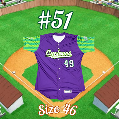 #51 GAME ISSUED Backyard Baseball Jersey (Size 46)