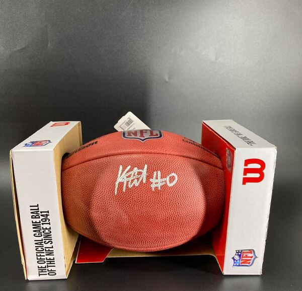 NFL - Bills Keon Coleman Signed Authentic Football