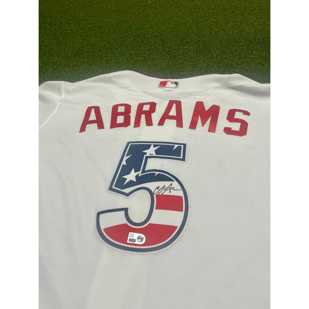 2026 Authentic USA 250 July 4 Jersey Signed by CJ Abrams, MLB