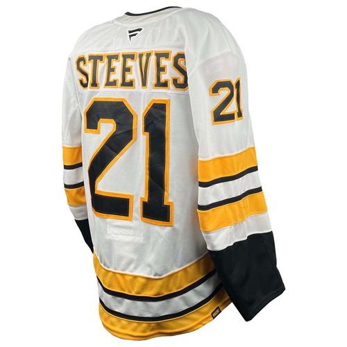 Photo of Game-Used 2025-2026 Season Away Hockey Jersey - Set 3 - Alex Steeves
