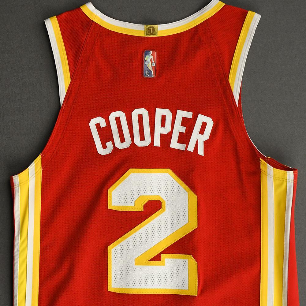 Sharife Cooper Atlanta Hawks GameWorn Icon Edition Jersey Rookie Debut 202122 NBA