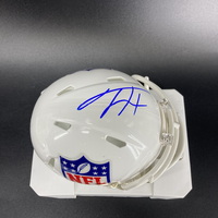 NFL - Cowboys Jalen Tolbert Signed NFL Shield Mini Helmet