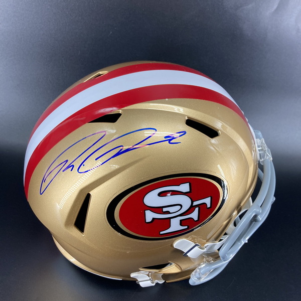 NFL - 49ers Ricky Pearsall Signed Replica Speed Helmet