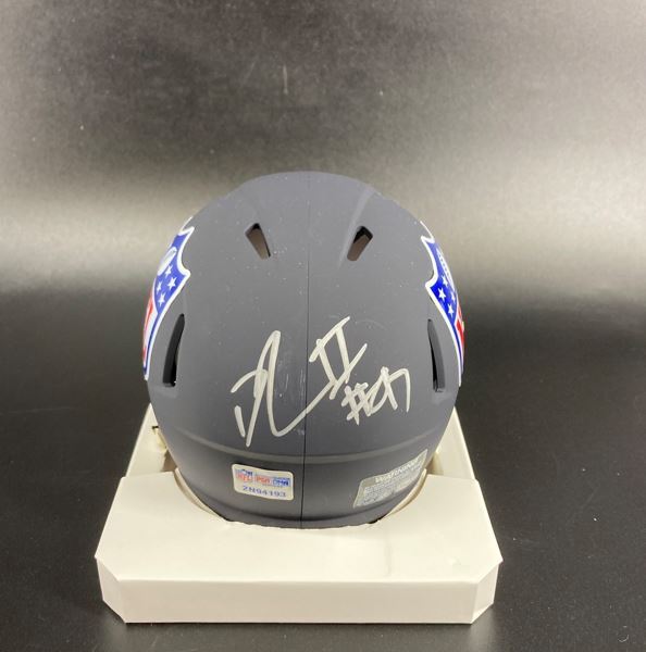 NFL - Giants Dexter Lawrence Signed NFL Shield Mini Helmet