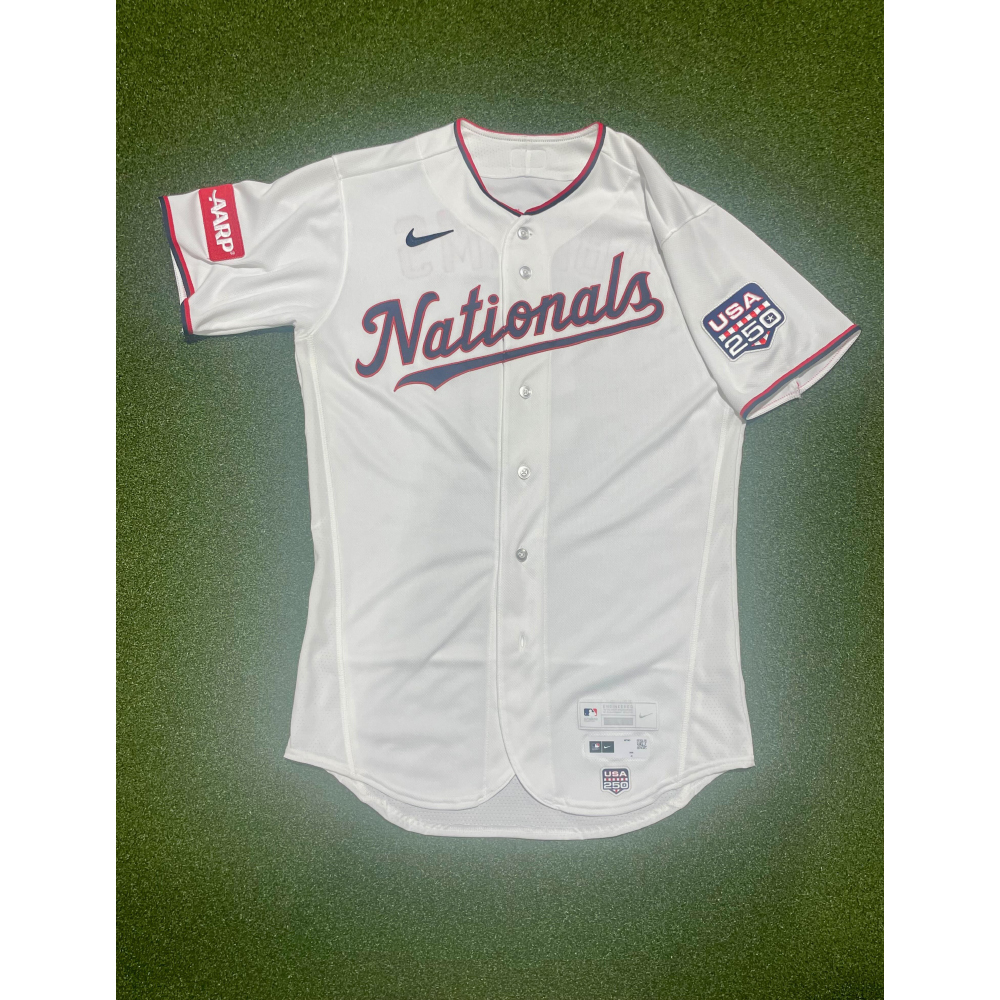 2026 Authentic USA 250 July 4 Jersey Signed by CJ Abrams, MLB