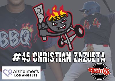 2024 BBQ Jersey #45 Christian Zazueta - Size 50