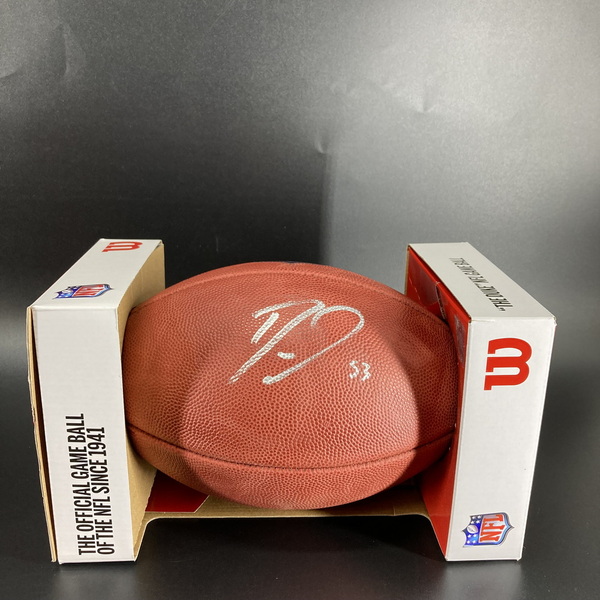 Colts - Darius Leonard Signed Authentic Football With Colts Logo