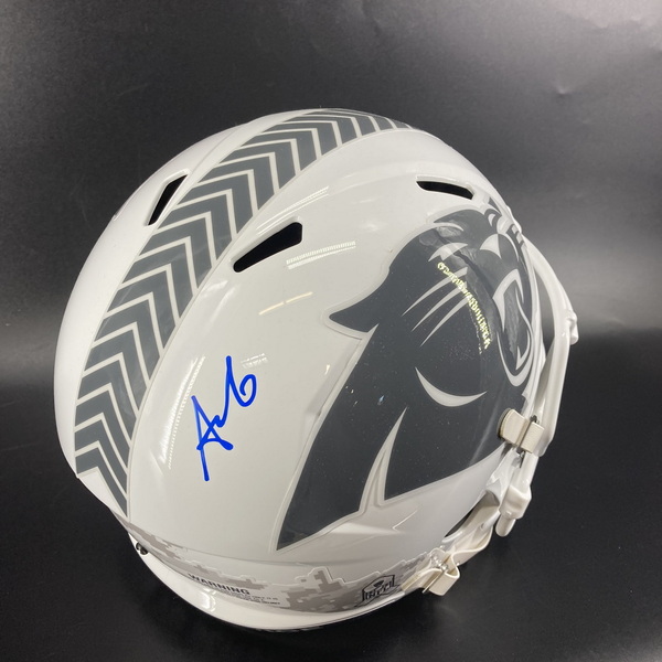 NFL - Panthers Tetairoa McMillan Signed STS Replica Speed Helmet