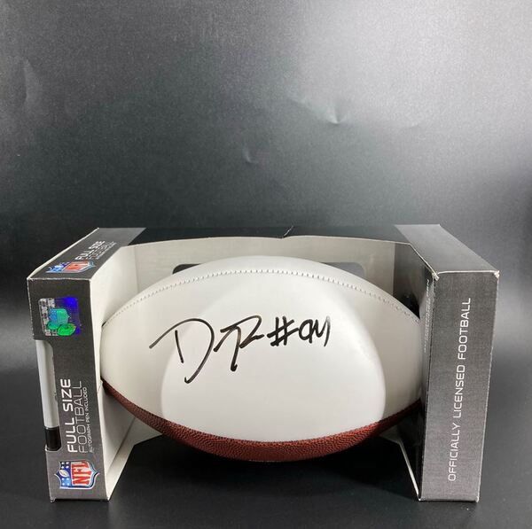 NFL - Commanders Daron Payne Signed Panel Ball with Pro Bowl Logo