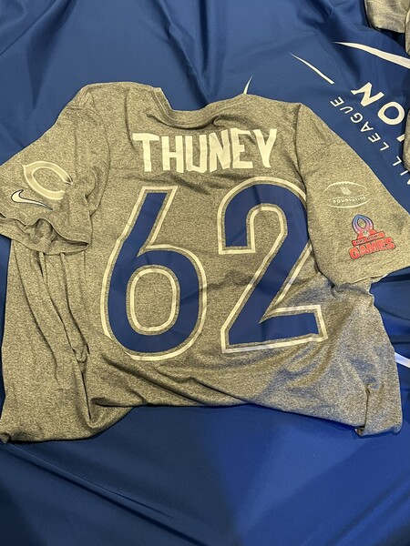 Pro Bowl Games - Bears Joe Thuney Practice Worn Shirt - Worn 2.2.26