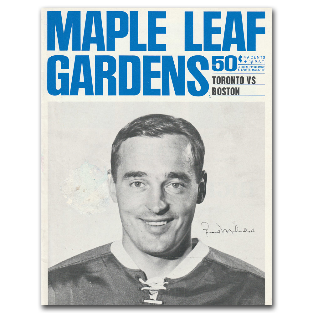 Toronto Maple Leafs Program - January 1, 1966