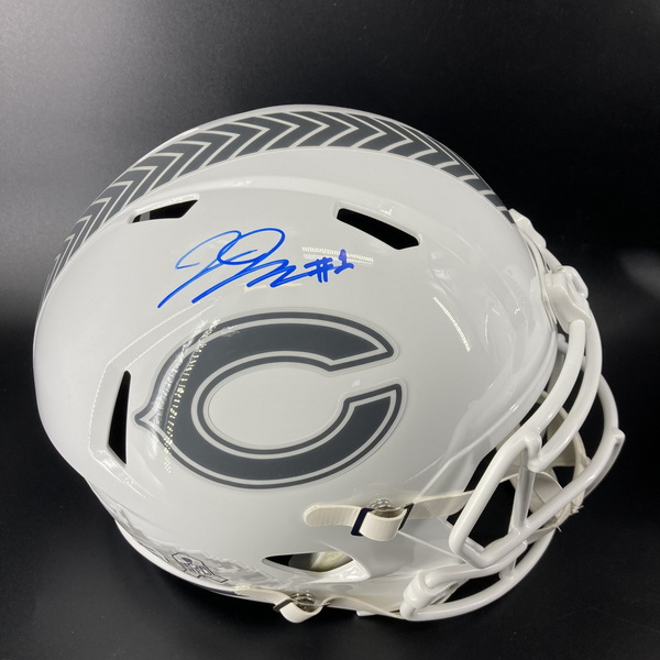 NFL - Bears Jaylon Johnson Signed STS Replica Helmet
