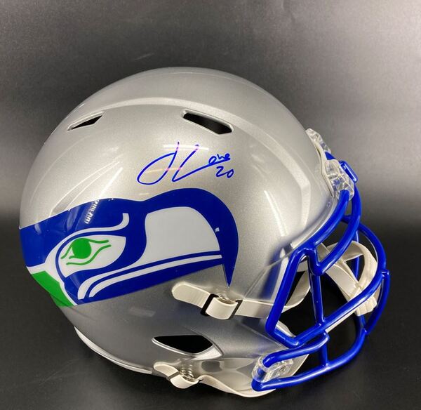 NFL - Seahawks Julian Love Signed Alternate Replica Speed Helmet