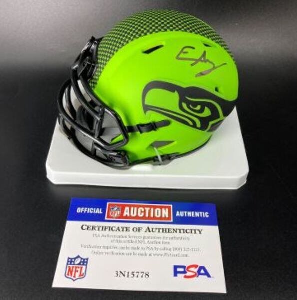 NFL - Seahawks Elijah Arroyo Signed Rave Mini Helmet