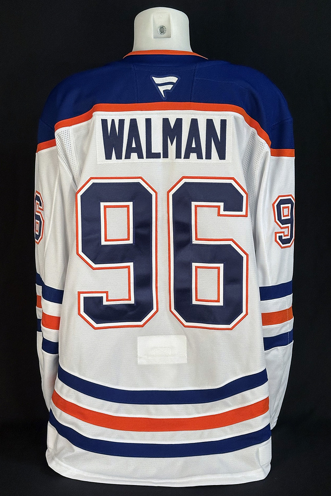 Jake Walman #96 - 2025 Stanley Cup Final Edmonton Oilers Game-Worn White Set #1 Jersey - Worn For Game #3 vs Florida Panthers