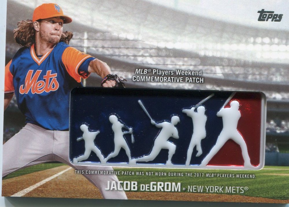 2018 Topps Players Weekend Patches #PWPJG Jacob deGrom