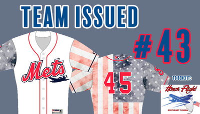 Southeast Florida Honor Flight Night Jersey #43 Team Issued