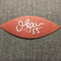 Chargers - Junior Seau Signed Authentic Panel