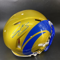 NFL - Rams Stetson Bennett signed authentic flash helmet