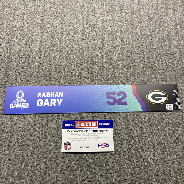 NFL - Packers Rashan Gary 2024 Pro Bowl Games Nameplate 1 of 1