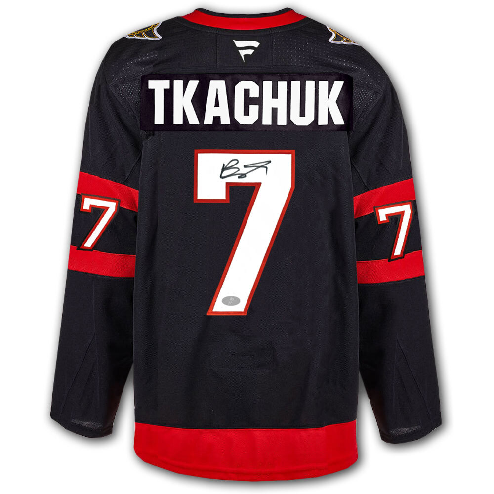 Brady Tkachuk Ottawa Senators Fanatics Premium Autographed Jersey