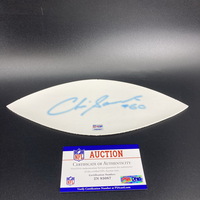 NFL - Commanders Chris Samuels Signed White Panel