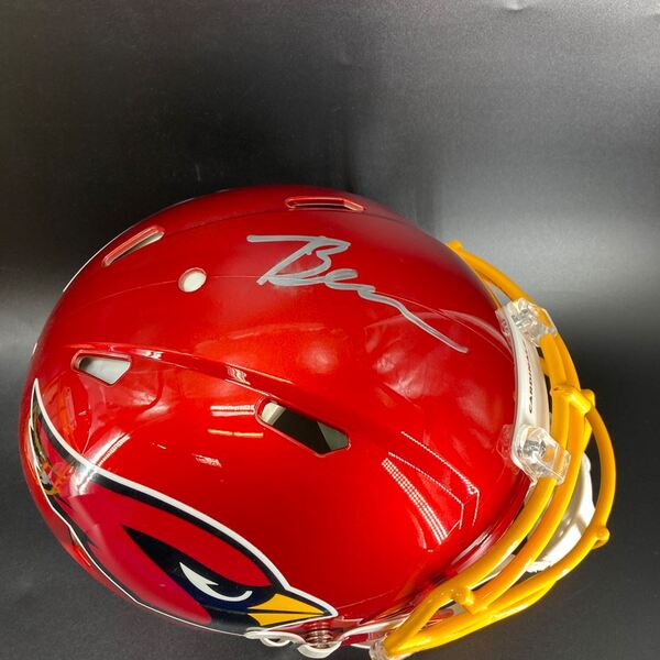 NFL - Cardinals Trey Benson Signed Authenitc Flash Speed Helmet