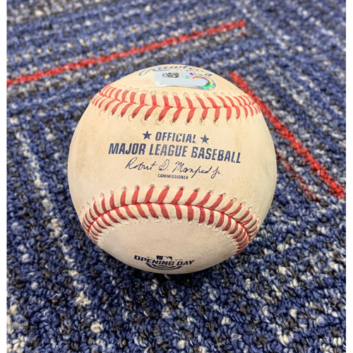 Opening Day 2020 Game-Used Baseball: Shane Bieber Strikeout