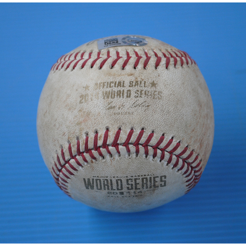 Game-Used Baseball - 2014 World Series - Game 5 - Pitcher: James Shields, Batter: Pablo Sandoval - Single to LF - 4th Inning