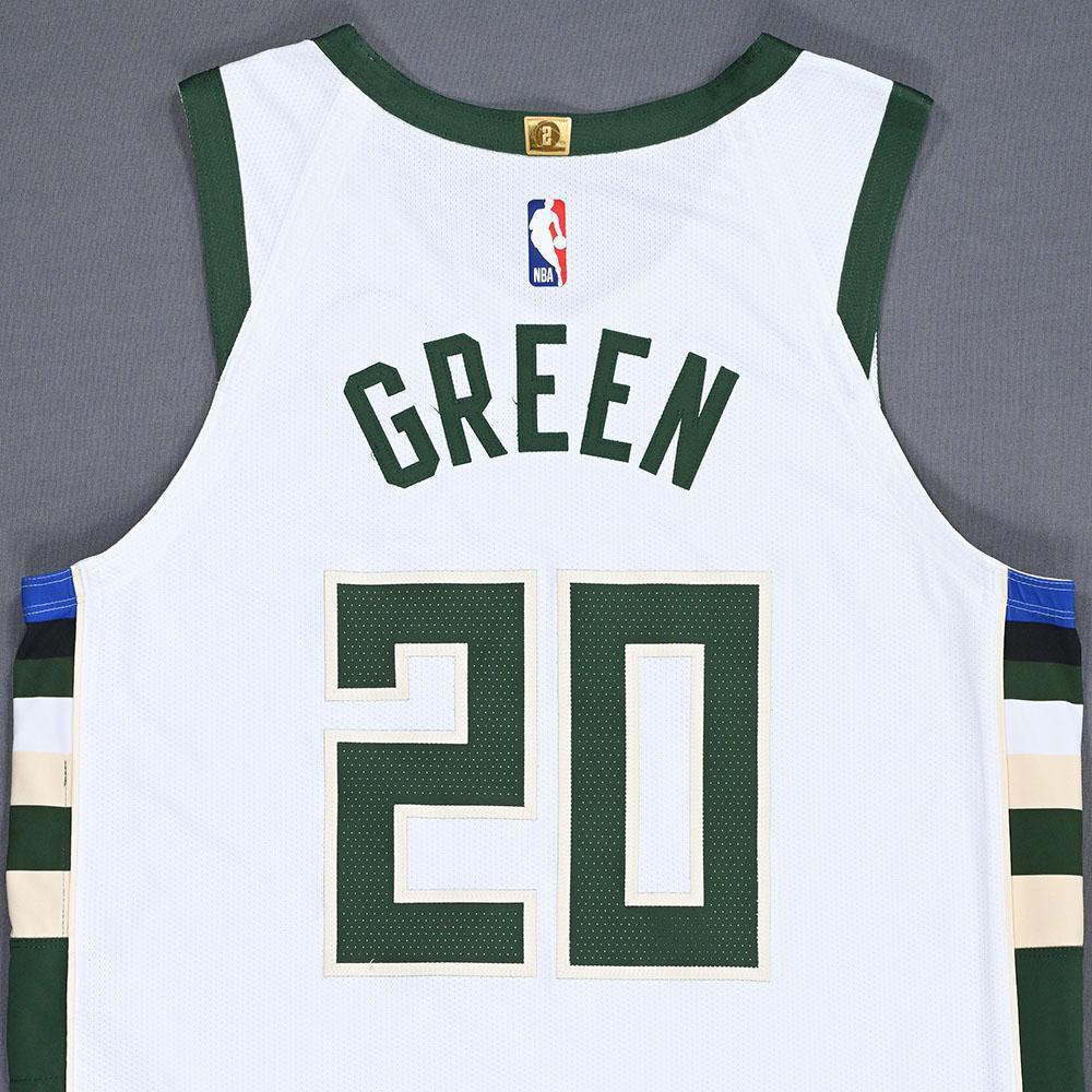 AJ Green Milwaukee Bucks GameIssued Association Edition Jersey