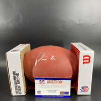 NFL - Patriots Pierre Strong Signed Authentic Football
