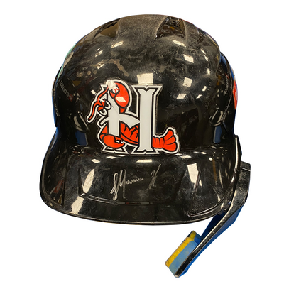 Luis Marquez Worn & Signed Batting Helmet