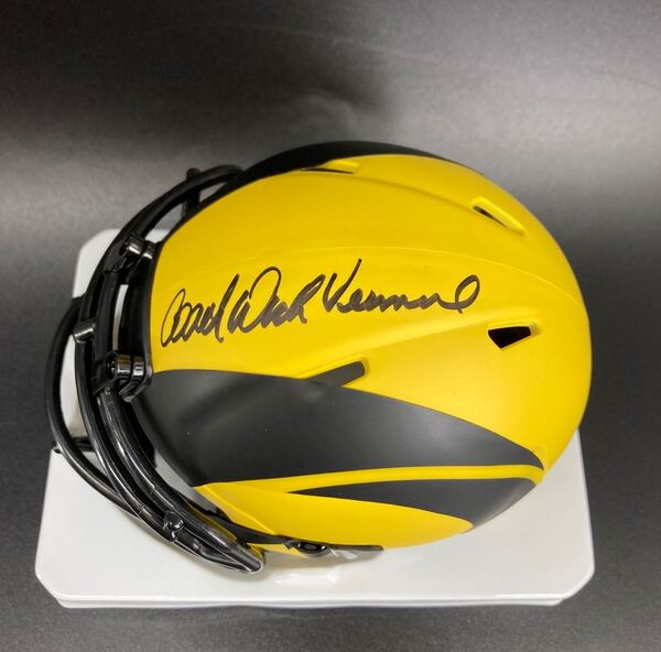 HOF - Rams Dick Vermeil Signed Rave Mini Helmet