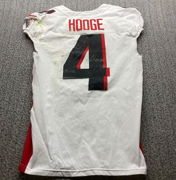 Berlin Game - Falcons Khadarel Hodge Game Worn Jersey (11/09/2025) Size ...