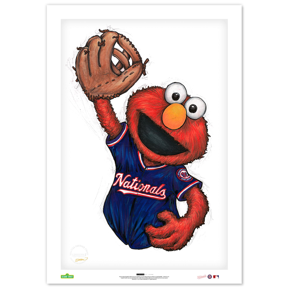 Elmo - Washington Nationals - Limited Edition Print of 100 by Artist S ...
