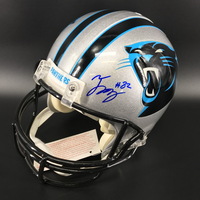 NFL - Panthers Tommy Tremble Signed Authentic Proline Helmet