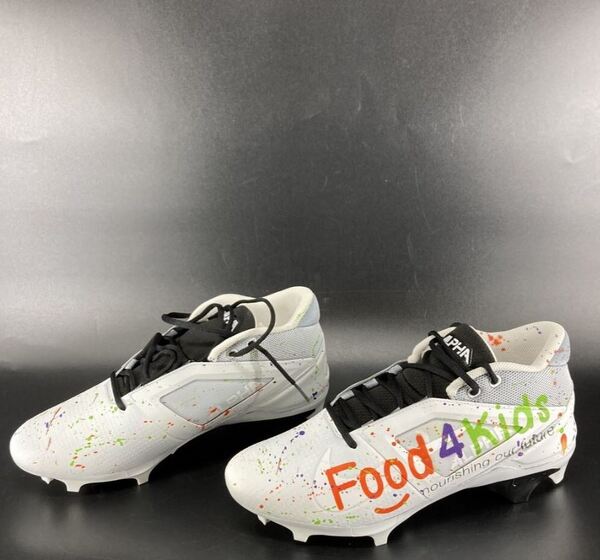 MCMC - Texans Graham Mertz Custom Cleats 2025 Season Size 11.5 - Proceed...