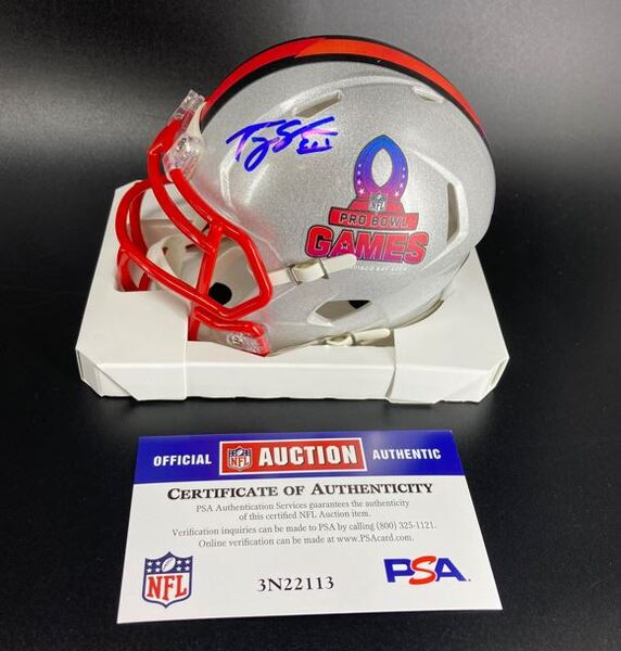 NFL - Chiefs Trey Smith Signed Pro Bowl Games Mini Helmet