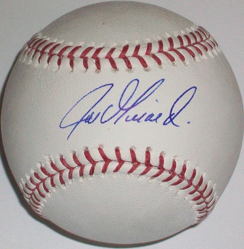 joe girardi autographed baseball