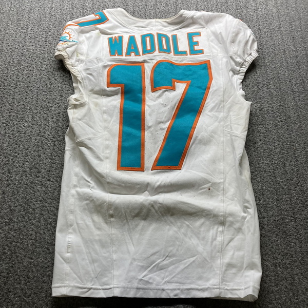 Crucial Catch - Dolphins Jaylen Waddle Game Used Jersey (10/27/24) Size 38