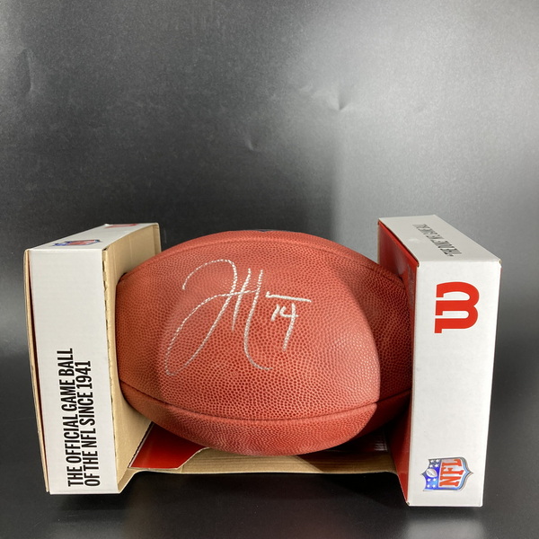 NFL - Saints Jake Haener signed authentic football
