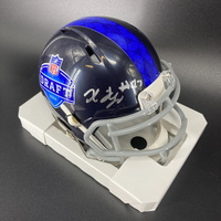 NFL - Panthers Xavier Legette Signed NFL Draft Mini Helmet