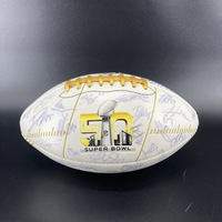 NFL - Super Bowl 50 Champion Denver Broncos Multi Signed Ball with Over ...