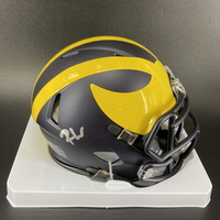 NFL - Michigan Roman Wilson Signed Mini Helmet
