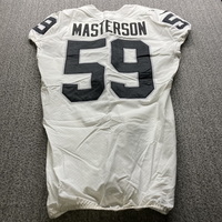 STS - Raiders Luke Masterson Game Worn Jersey (12/24/22) Size 44