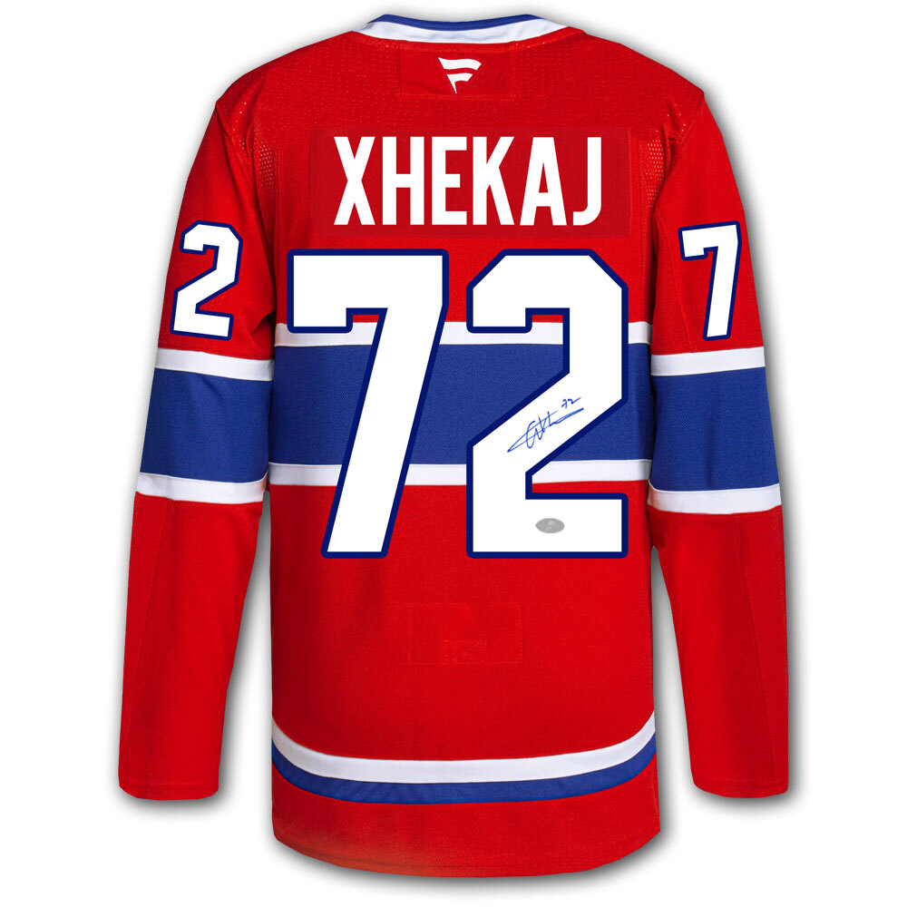 Arber Xhekaj Montreal Canadiens Fanatics Premium Autographed Jersey
