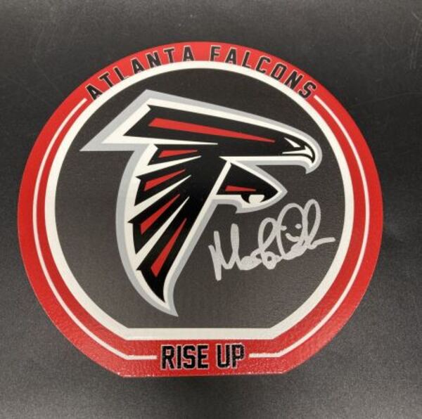 HOF - Falcons Morten Andersen Signed 3D Metal Wall Art (8x8)