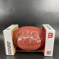 HOF - Steelers Jerome Bettis Signed Authentic Football